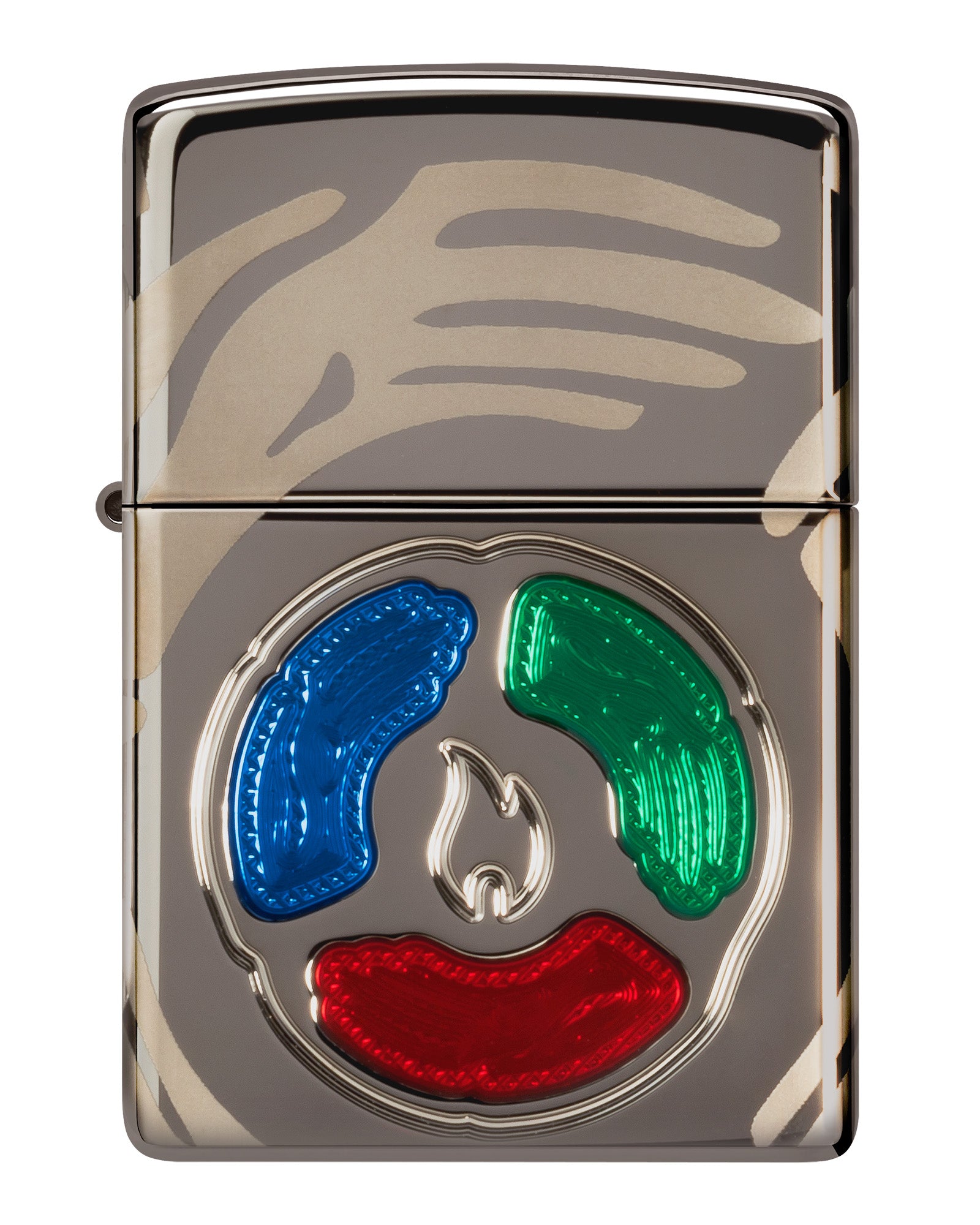 Front view of Zippo 2025 Collectible of the Year Windproof Lighter.