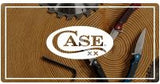 Case Logo with knives in background