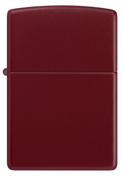 Front view of Zippo Classic Merlot Windproof Lighter.
