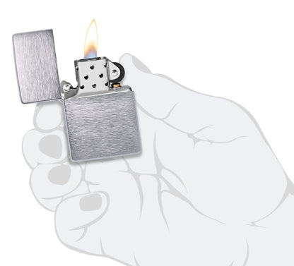 Brushed Chrome Vintage