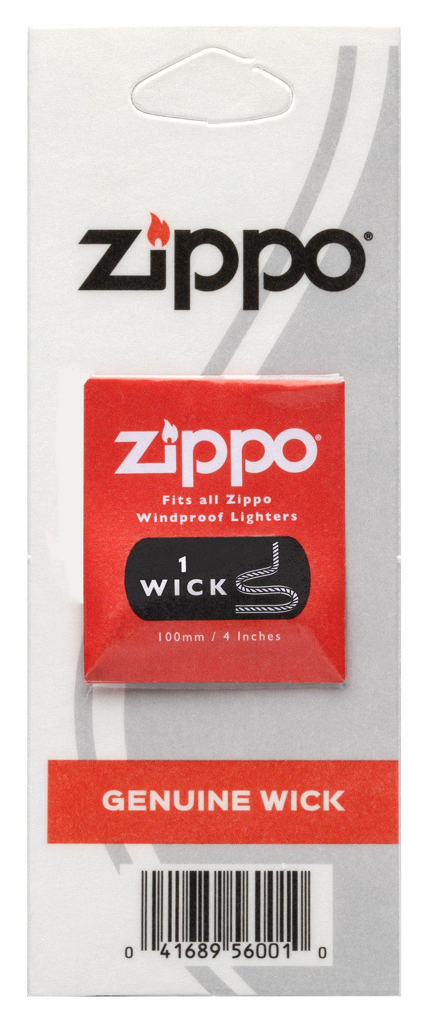 Front image of Zippo genuine wick pack